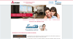Desktop Screenshot of aire-acondicionado-por-conductos-mitsubishi.com